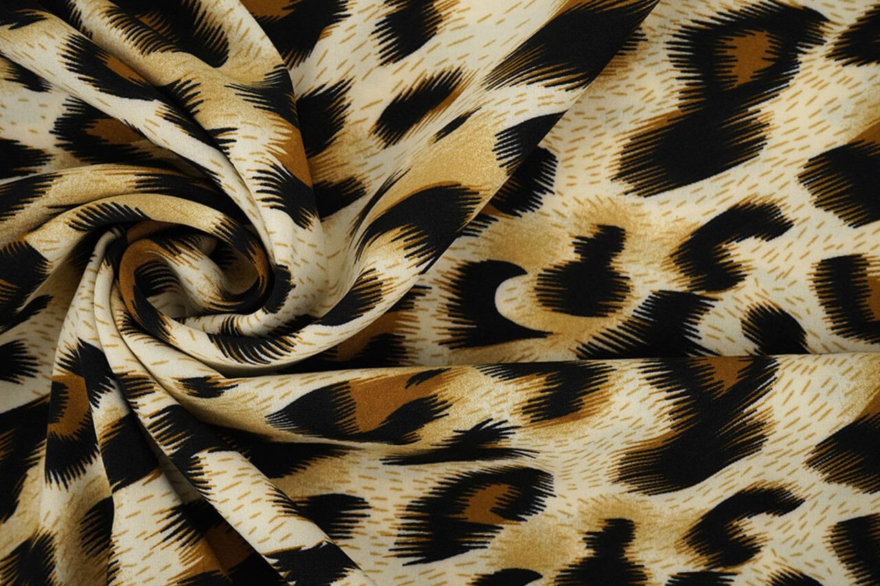 Fine Crêpe Panther Swipes 1