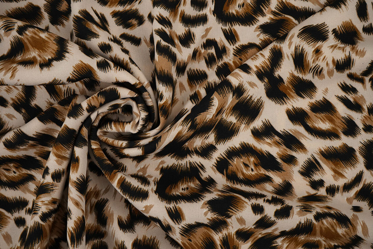 Fine Crêpe Cheetah Swipes 4