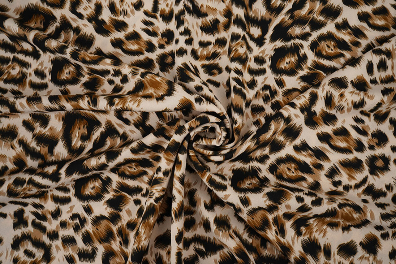 Fine Crêpe Cheetah Swipes 4