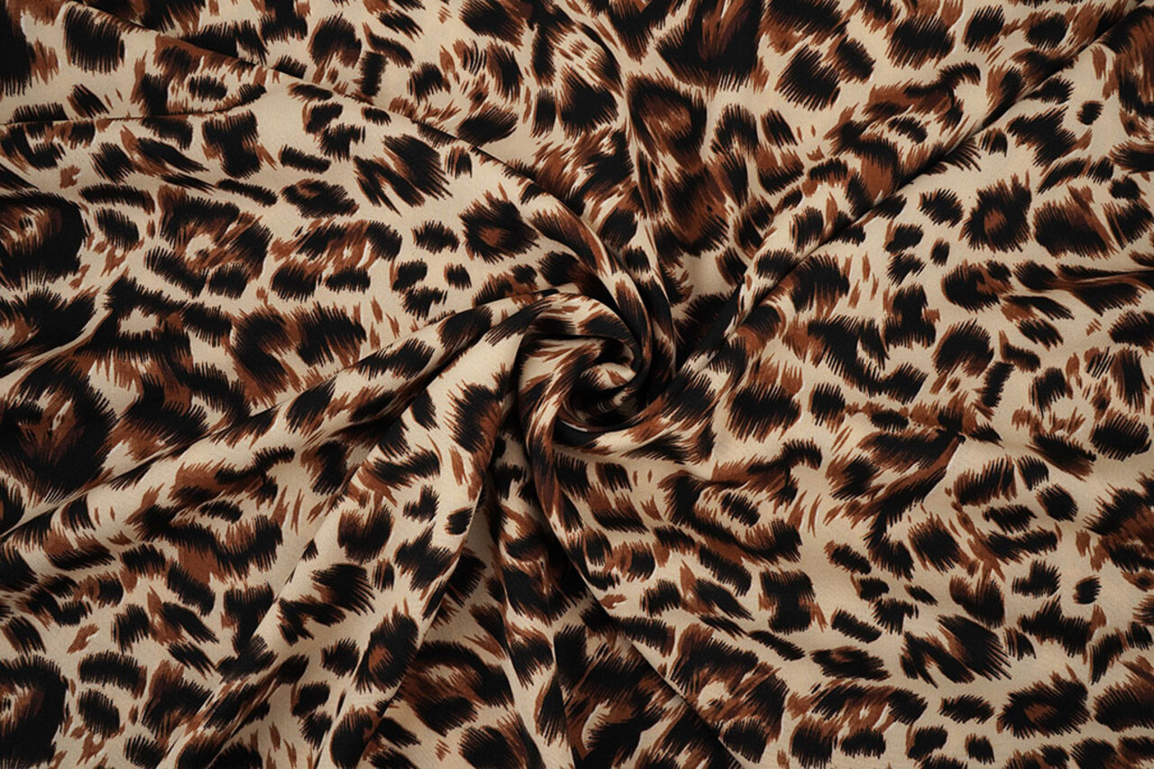 Fine Crêpe Cheetah Swipes 5