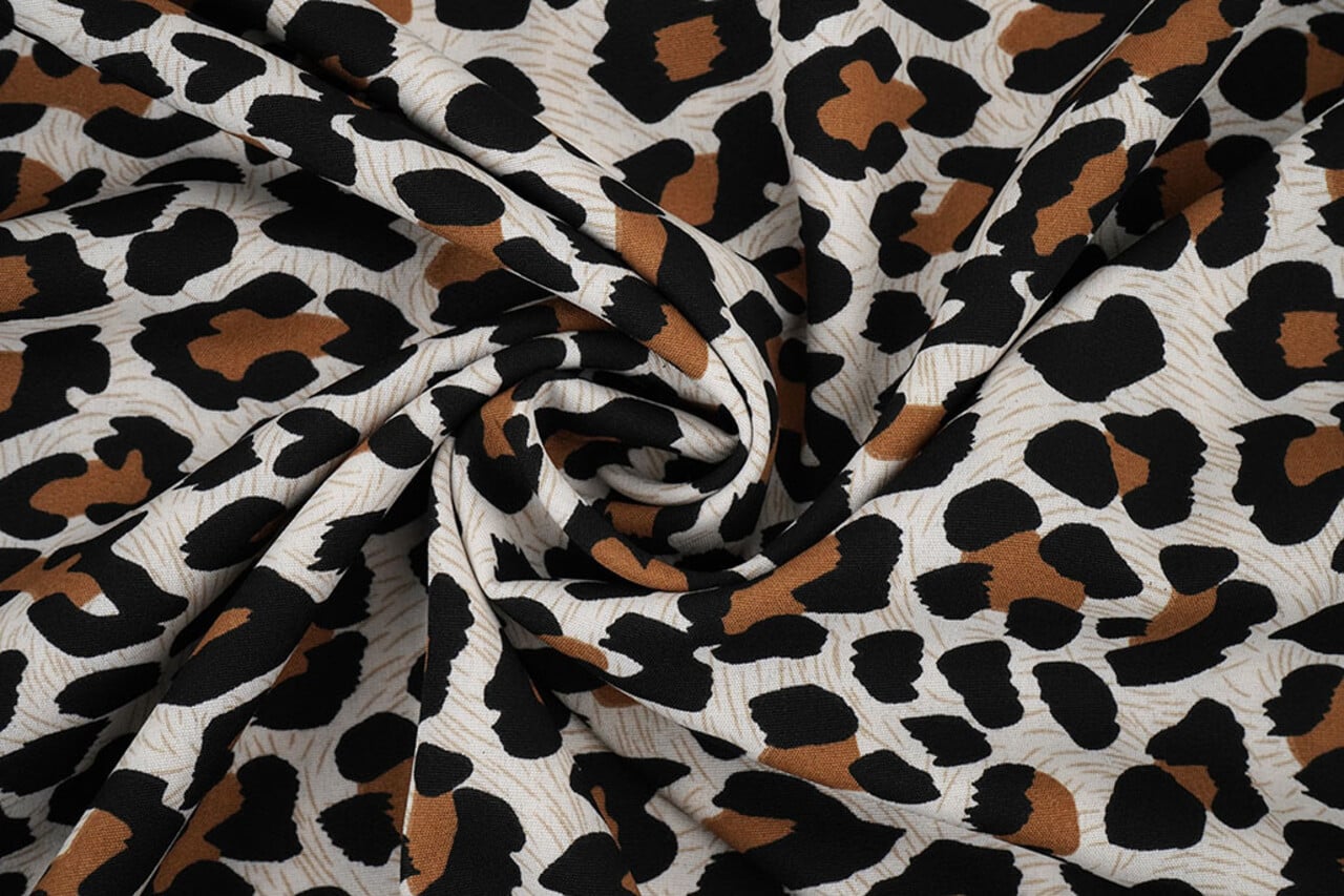 Fine Crêpe Leopardo 6