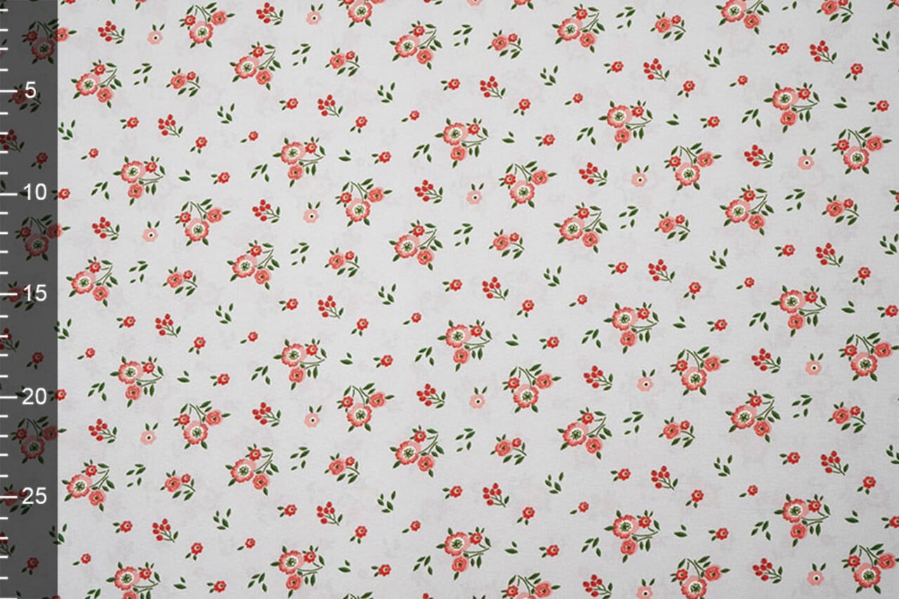 Fin Crêpe Fleurs Clarissa Gris