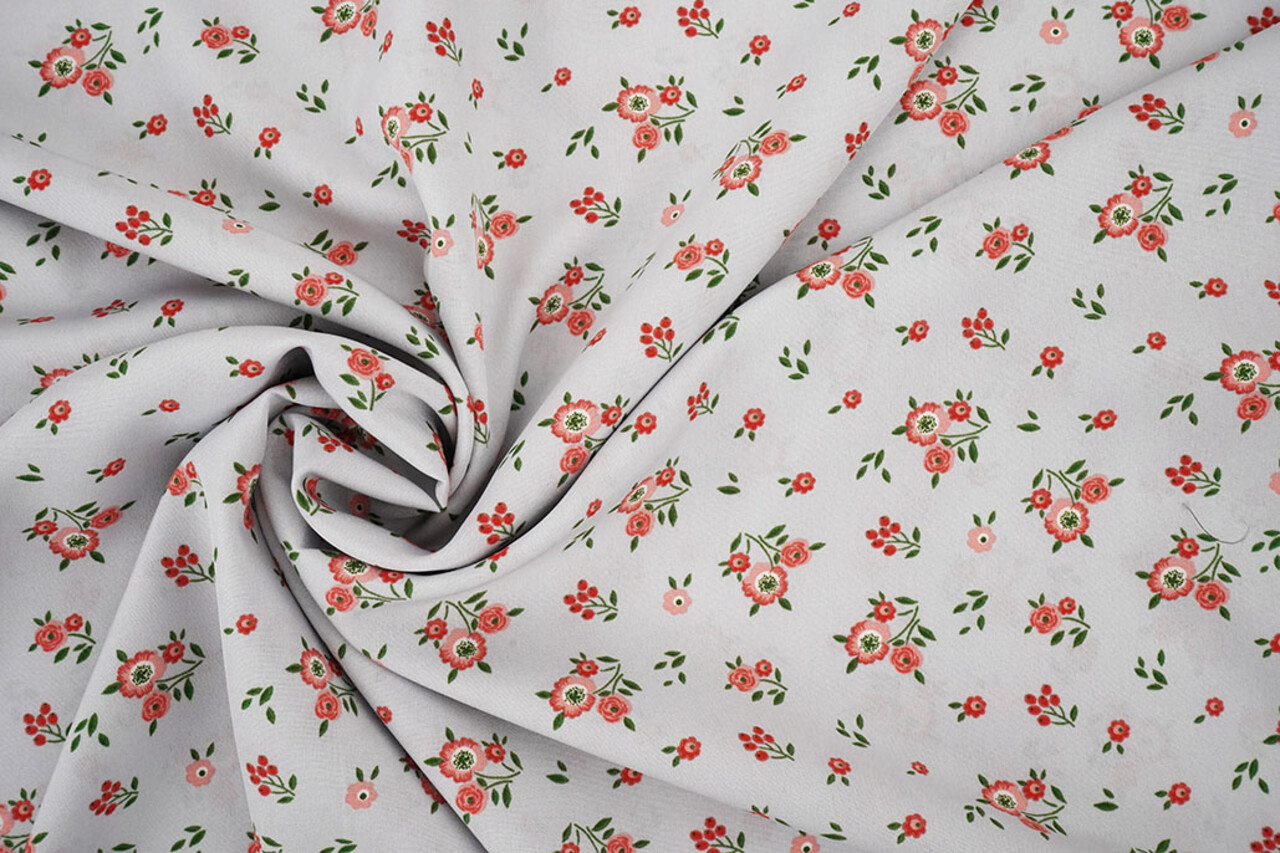 Fine Crêpe Flowers Clarissa Grey