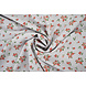 Feiner Crêpe Blumen Clarissa Grau