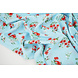 Fine Crêpe Fiori Cosimo Azzurro Chiaro Fine Crêpe Fiori Cosimo Azzurro Chiaro