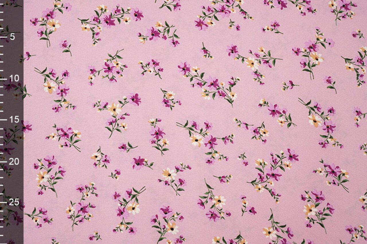 Feiner Crêpe Blumen Colette Rosa