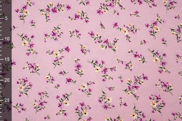 Feiner Crêpe Blumen Colette Rosa