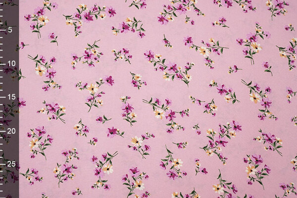 Fijne Crêpe Bloemen Colette Roze