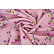 Fina Crepé Flores Colette Rosa Fina Crepé Flores Colette Rosa