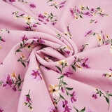 Fijne Crêpe Bloemen Colette Roze