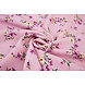 Fin Crêpe Fleurs Colette Rose Fin Crêpe Fleurs Colette Rose