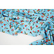 Fina Crepé Flores Cassidy Aqua Fina Crepé Flores Cassidy Aqua