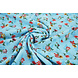 Fin Crêpe Fleurs Cassidy Aqua