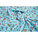 Fin Crêpe Fleurs Cassidy Aqua
