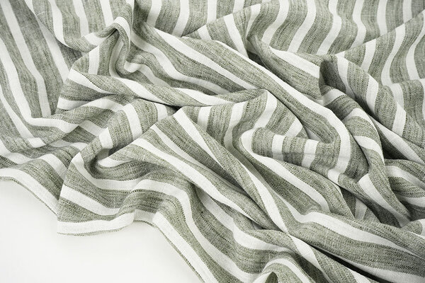 Linenlook Stripes Army Green