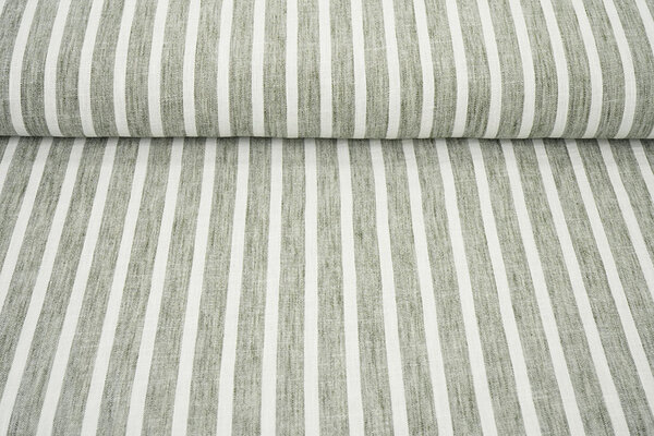 Linenlook Stripes Army Green