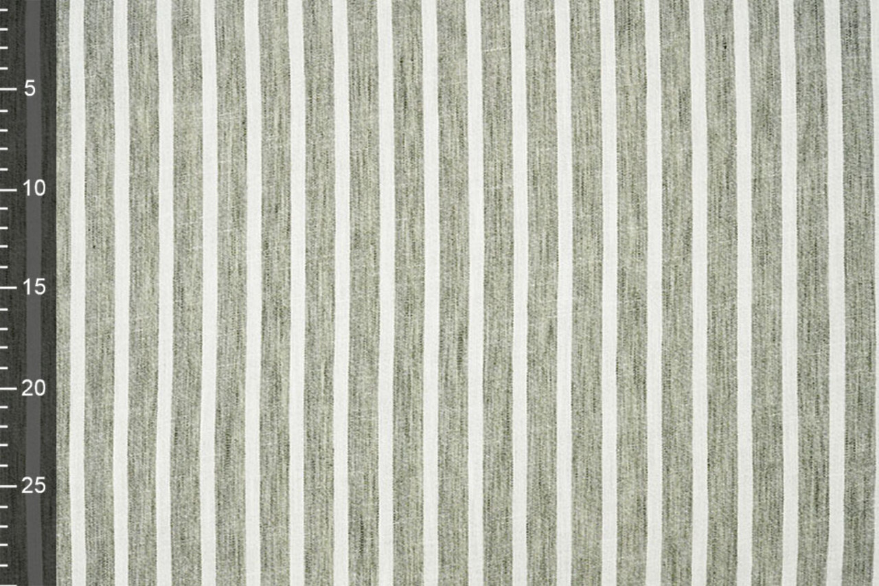 Linenlook Stripes Army Green