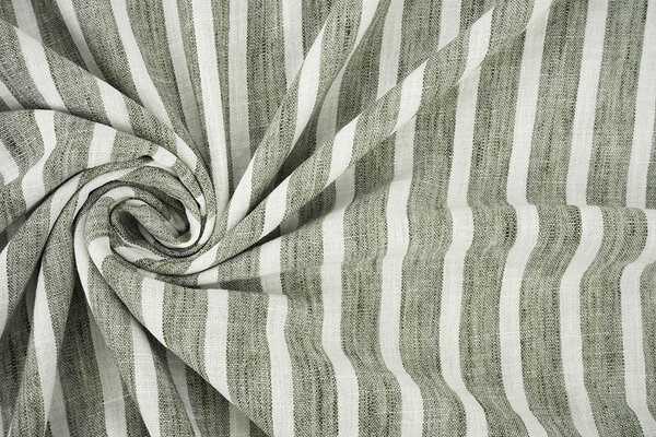 Linnenlook Strepen Army Groen