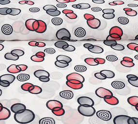 Chiffon Printed Lavina White