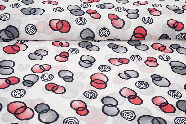 Chiffon Printed Lavina White