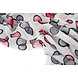 Chiffon Stampato Lavina Bianco Chiffon Stampato Lavina Bianco