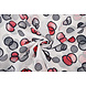 Chifón Estampado Lavina Blanco Chifón Estampado Lavina Blanco