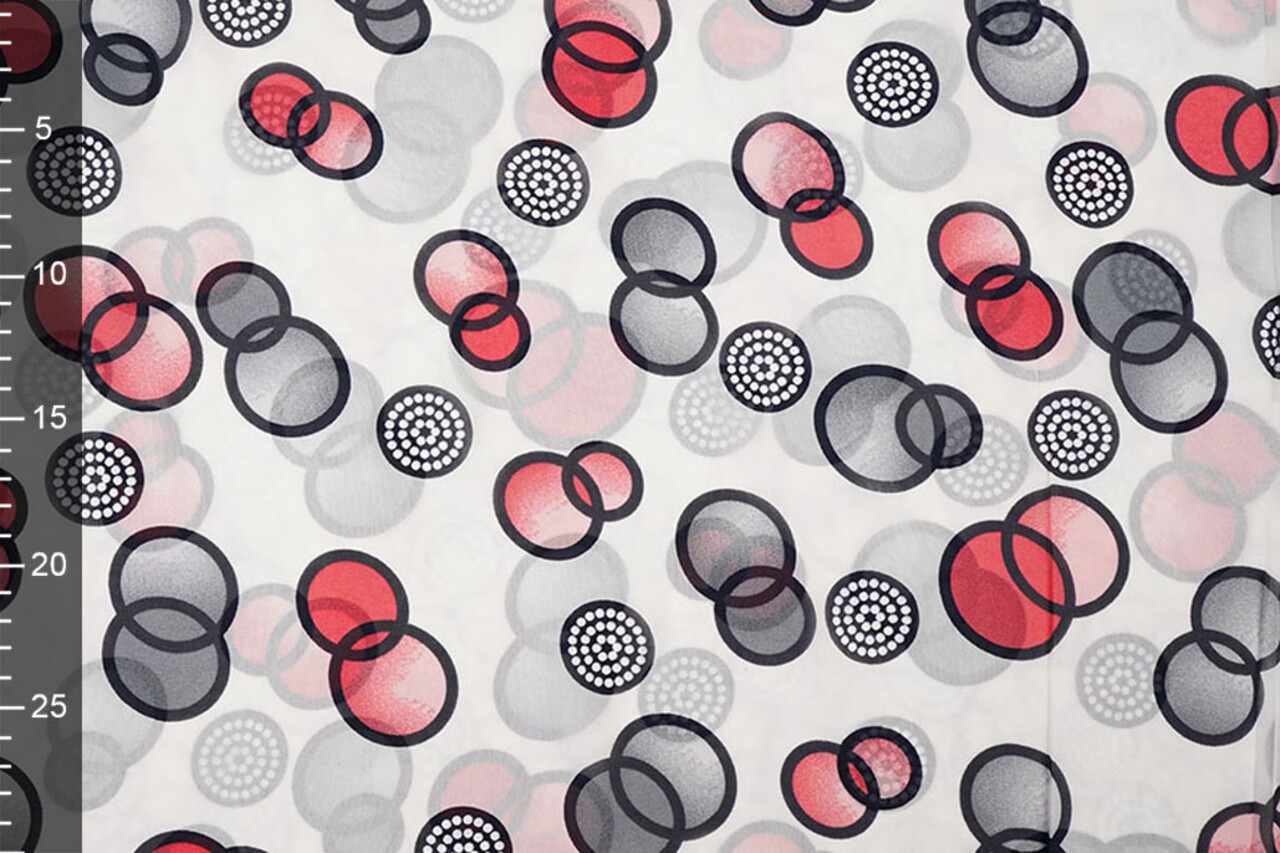 Chiffon Printed Lavina White