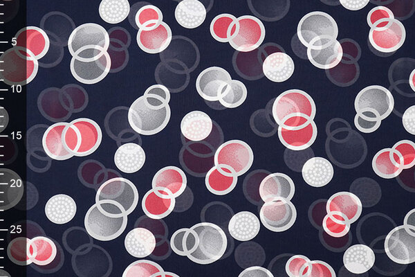 Chiffon Printed Lavina Navy