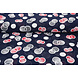Chifón Estampado Lavina Azul Marino Chifón Estampado Lavina Azul Marino