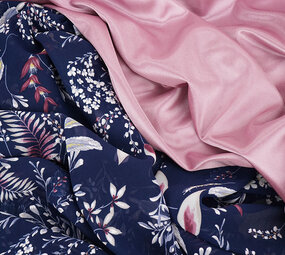 Chiffon Blumen Marilon Marine