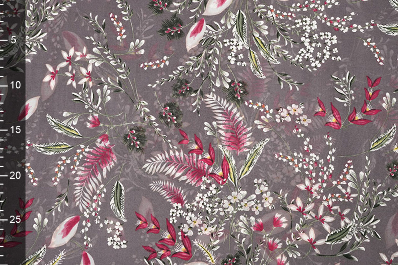 Chiffon Blumen Marilon Mauve