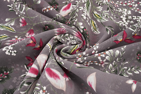 Chiffon Flowers Marilon Mauve