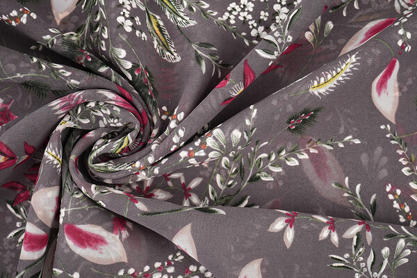 Chiffon Flowers Marilon Mauve