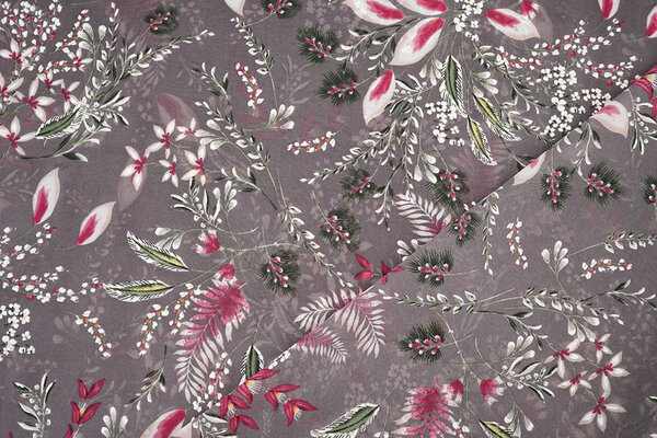 Chiffon Bloemen Marilon Mauve