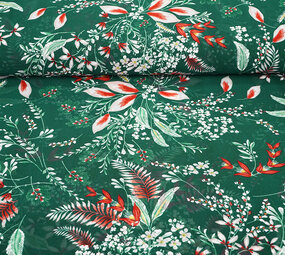 Chiffon Bloemen Marilon Flessengroen