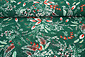 Chifón Flores Marilon Verde Botella Chifón Flores Marilon Verde Botella