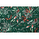 Mousseline Fleurs Marilon Vert Bouteille Mousseline Fleurs Marilon Vert Bouteille