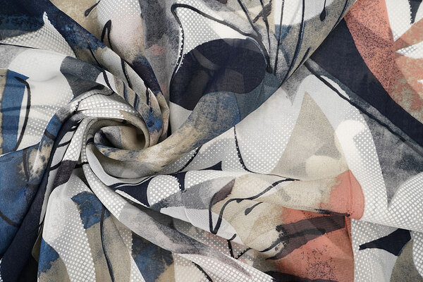 Chiffon Bedruckt Malandru Multi-1