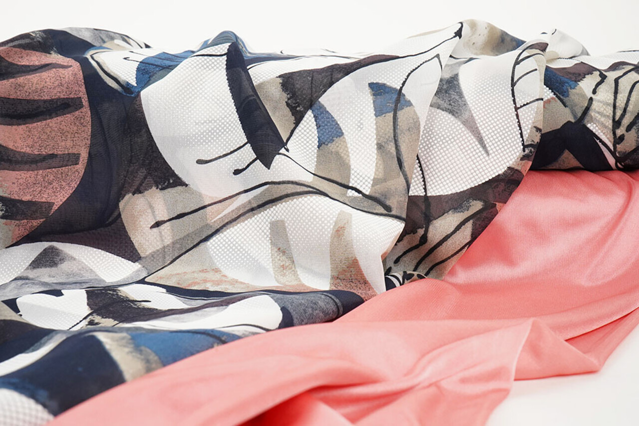 Chiffon Bedrukt Malandru Multi-1