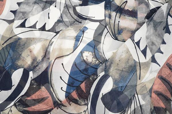 Chiffon Bedruckt Malandru Multi-1