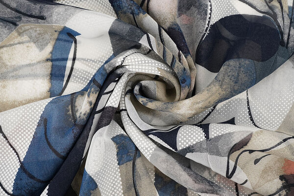 Chiffon Printed Malandru Multi-1