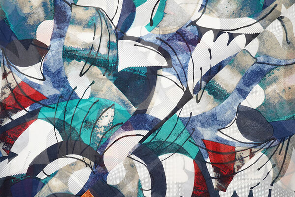 Chiffon Printed Malandru Multi-2