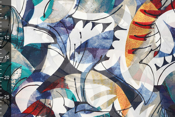 Mousseline Imprimé Malandru Multicolore-2