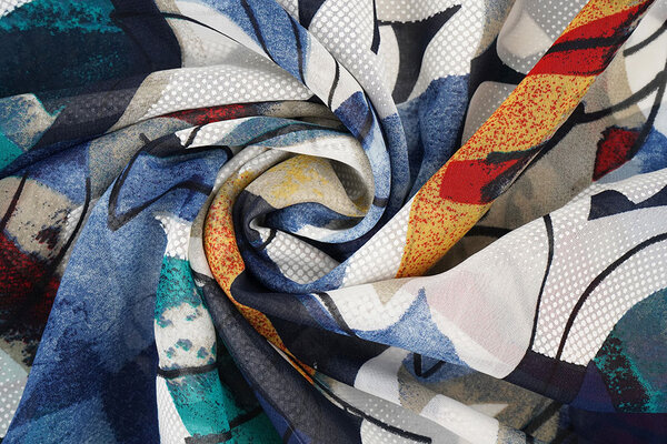 Chiffon Bedruckt Malandru Multi-2