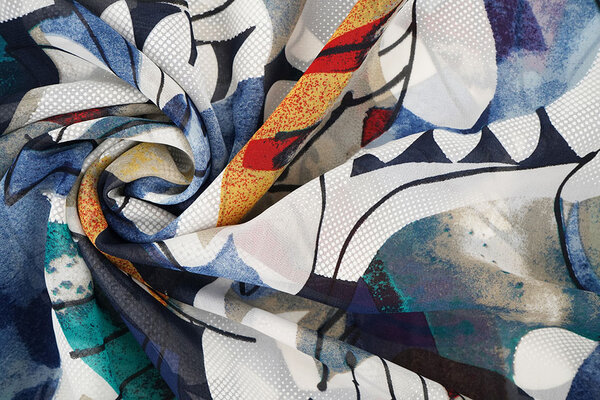 Chiffon Bedruckt Malandru Multi-2