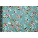 Mousseline Fleurs Desmera Jade Vert Mousseline Fleurs Desmera Jade Vert
