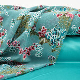 Chiffon Bloemen Desmera Jade Groen