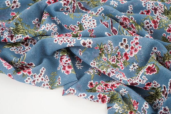 Mousseline Fleurs Desmera Jeans Mousseline Fleurs Desmera Jeans