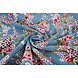 Chifón Flores Desmera Denim Chifón Flores Desmera Denim