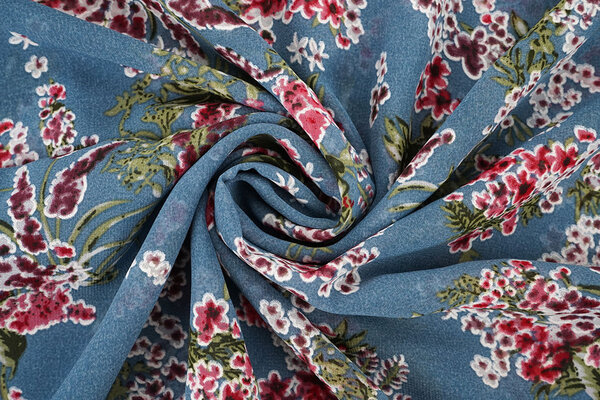 Mousseline Fleurs Desmera Jeans Mousseline Fleurs Desmera Jeans